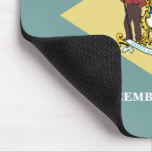 Tapis De Souris Drapeau de l'État du Delaware (Coin)