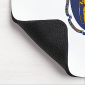Tapis De Souris Drapeau de l'État du Massachusetts (Coin)