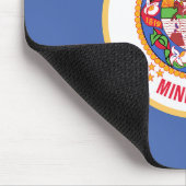 Tapis De Souris Drapeau de l'État du Minnesota (Coin)