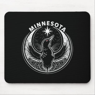 Tapis De Souris Drapeau de l'État du Minnesota rebelle plongeon