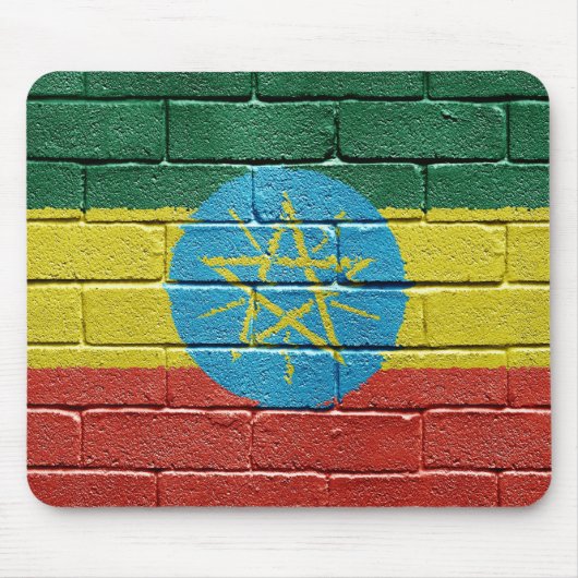 Tapis De Souris Drapeau de l'Ethiopie (Devant)