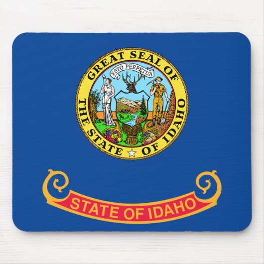 Tapis De Souris Drapeau de l'Idaho (Devant)