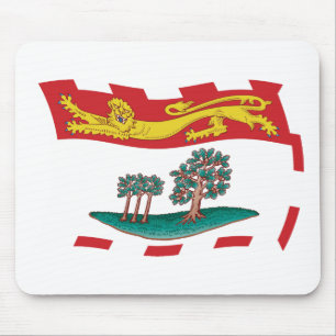 Tapis de souris Drapeau de l'Île-du-Prince-Édouard
