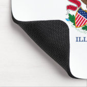 Tapis De Souris Drapeau de l'Illinois (Coin)