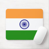 Tapis De Souris Drapeau de l'Inde (Avec souris)