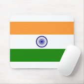 Tapis De Souris Drapeau de l'Inde (Avec souris)