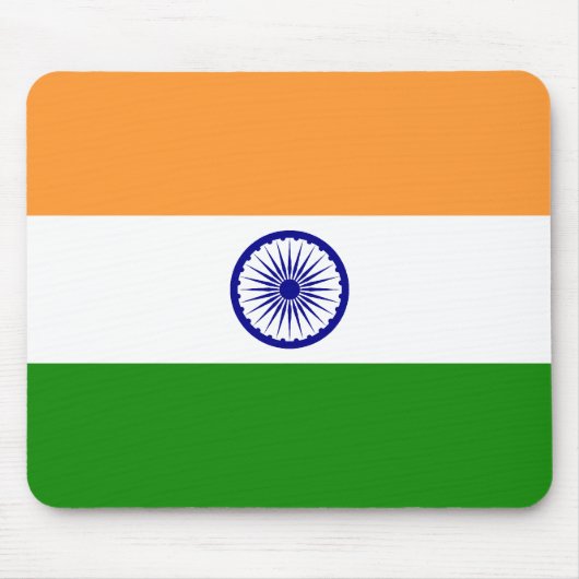 Tapis De Souris Drapeau de l'Inde (Devant)