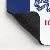 Tapis De Souris Drapeau de l'Iowa (Coin)