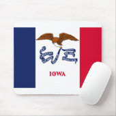 Tapis De Souris Drapeau de l'Iowa (Avec souris)