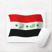 Tapis de souris Drapeau de l'Irak (Avec souris)