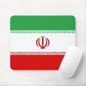 Tapis De Souris Drapeau de l'Iran patriotique (Avec souris)