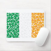 Tapis De Souris Drapeau de l'Irlande Shamrock (Avec souris)