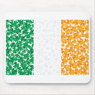 Tapis De Souris Drapeau de l'Irlande Shamrock