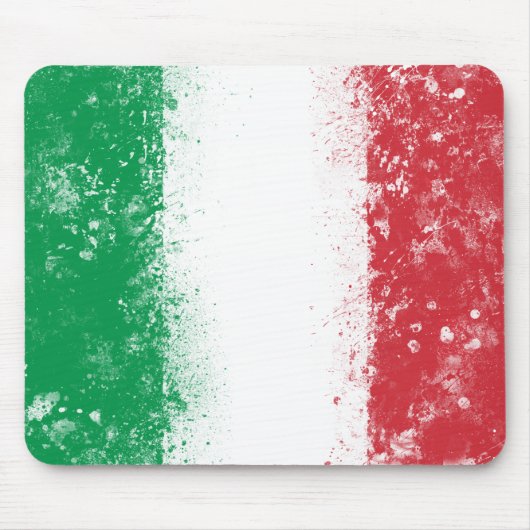 Tapis De Souris Drapeau de l'Italie (Devant)