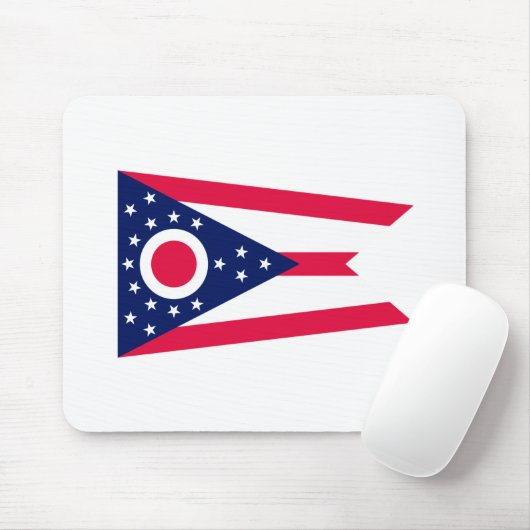 Tapis De Souris Drapeau de l'Ohio (Avec souris)