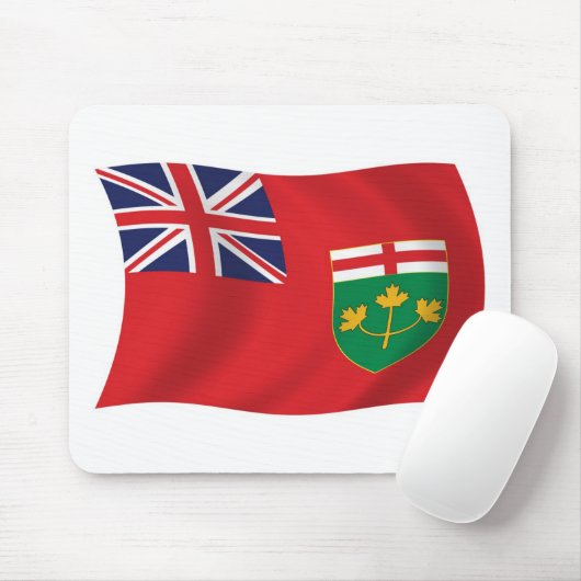 Tapis De Souris Drapeau de l'Ontario Mousepad (Avec souris)