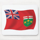 Tapis De Souris Drapeau de l'Ontario Mousepad (Devant)