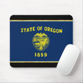 Tapis De Souris Drapeau de l'Oregon (Avec souris)