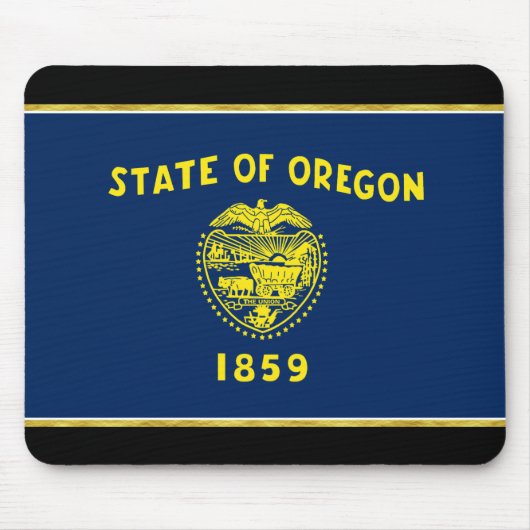 Tapis De Souris Drapeau de l'Oregon (Devant)