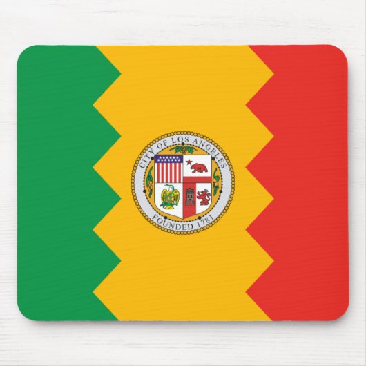 Tapis De Souris Drapeau de Los Angeles (Devant)
