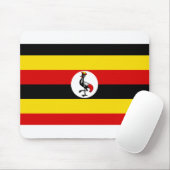 Tapis De Souris Drapeau de l'Ouganda (Avec souris)
