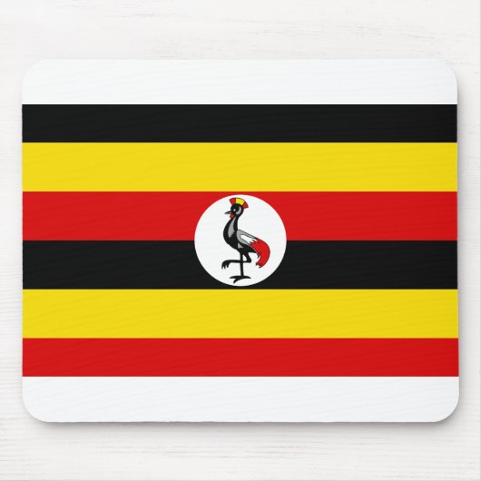 Tapis De Souris Drapeau de l'Ouganda (Devant)