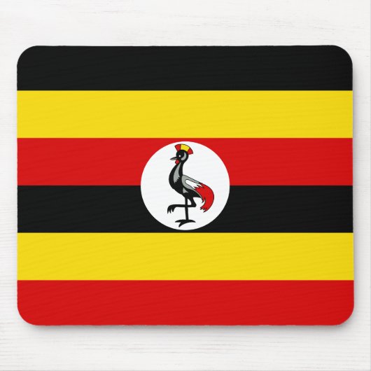Tapis De Souris Drapeau de l'Ouganda (Devant)