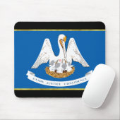 Tapis De Souris Drapeau de Louisiane (Avec souris)