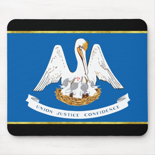 Tapis De Souris Drapeau de Louisiane (Devant)