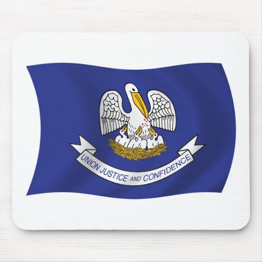 Tapis de souris Drapeau de Louisiane (Devant)