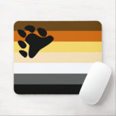Tapis De Souris Drapeau de l'ours Mousepad (Avec souris)