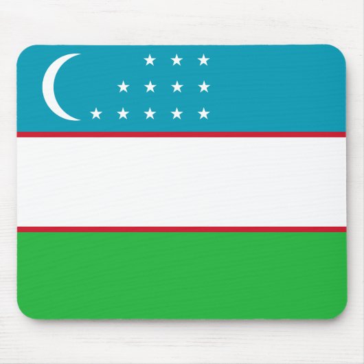 Tapis De Souris Drapeau de l'Ouzbékistan (Devant)