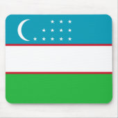 Tapis De Souris Drapeau de l'Ouzbékistan (Devant)