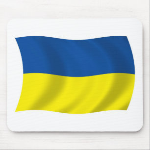 Tapis de souris Drapeau de l'Ukraine
