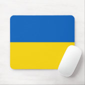 Tapis De Souris Drapeau de l'Ukraine (Avec souris)