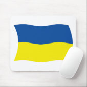 Tapis de souris Drapeau de l'Ukraine (Avec souris)