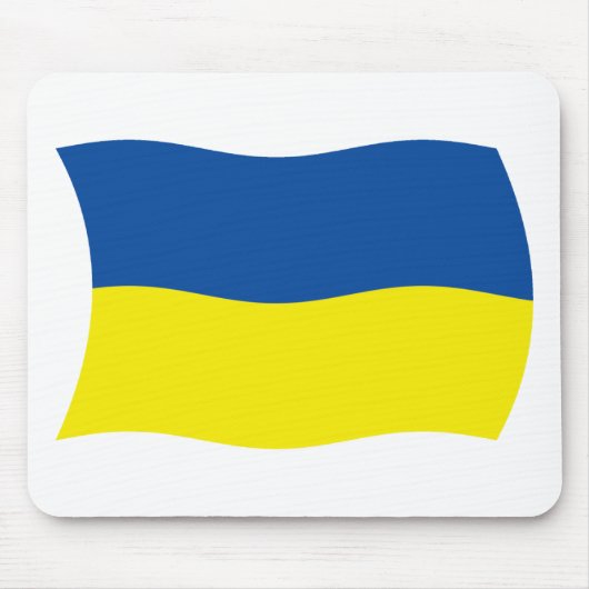 Tapis de souris Drapeau de l'Ukraine (Devant)