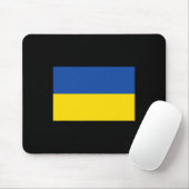 Tapis De Souris Drapeau de l'Ukraine1 (Avec souris)