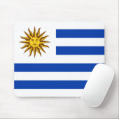 Tapis De Souris Drapeau de l'Uruguay (Avec souris)