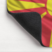 Tapis De Souris Drapeau de Macédoine (Coin)