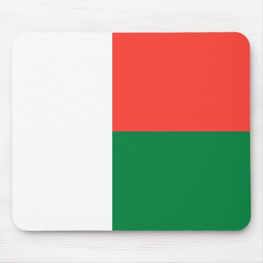 Tapis De Souris Drapeau de Madagascar (Devant)