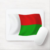 Tapis de souris Drapeau de Madagascar (Avec souris)