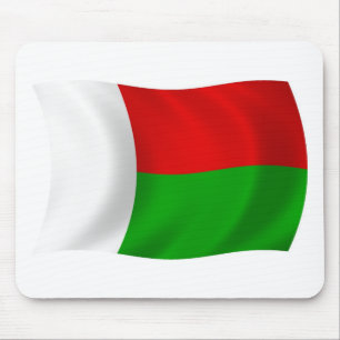 Tapis de souris Drapeau de Madagascar