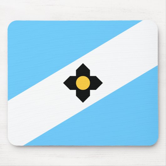 Tapis De Souris Drapeau de Madison, Wisconsin (Devant)