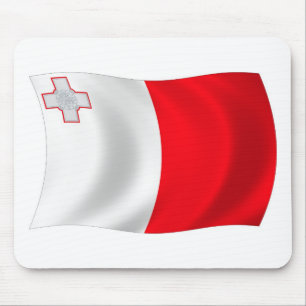 Tapis de souris Drapeau de Malte