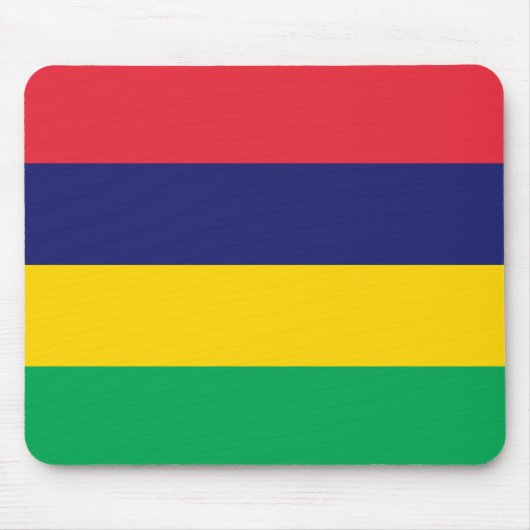 Tapis De Souris Drapeau de Maurice (Devant)