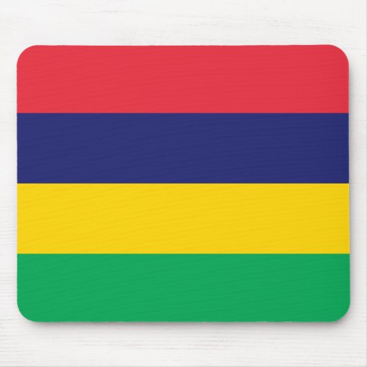 Tapis De Souris Drapeau de Maurice (Devant)