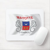 Tapis de souris Drapeau de Mayotte (Avec souris)