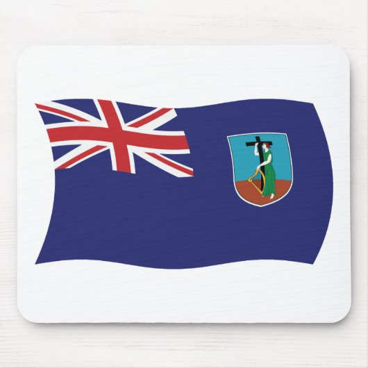 Tapis de souris Drapeau de Montserrat (Devant)