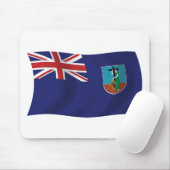 Tapis de souris Drapeau de Montserrat (Avec souris)